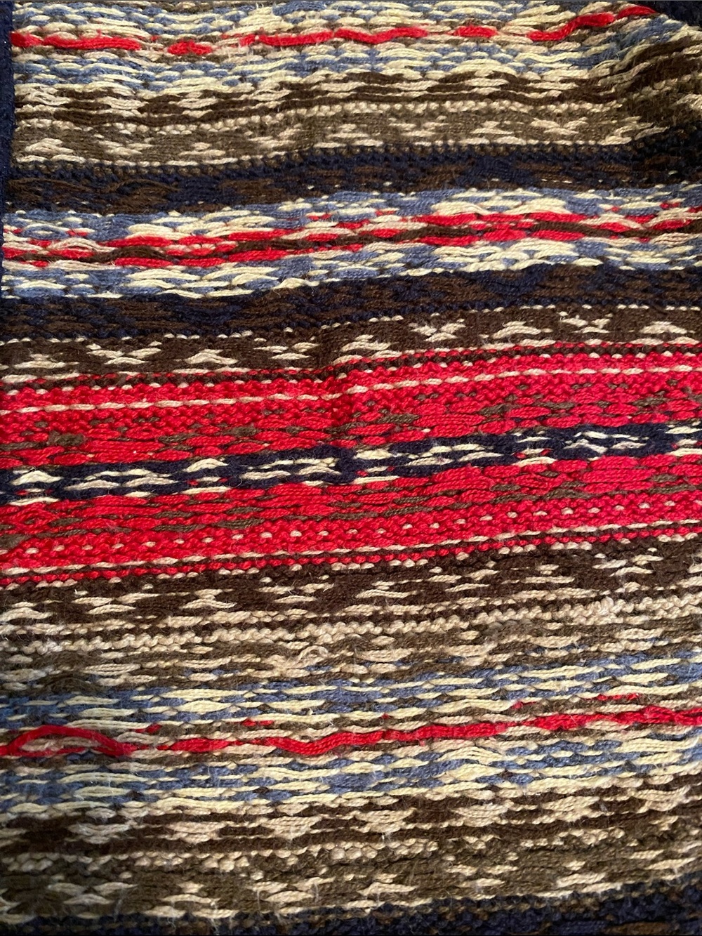 Nuggets Vintage 90’s Fair Isle Knit Button-Up Vest Cotton Ramie Y2K Size Large - Picture 11 of 12